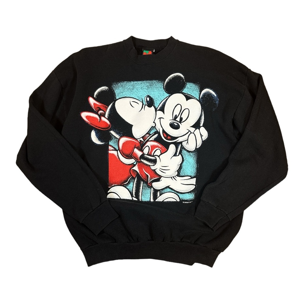 Vintage Mickey & Minnie Sweatshirt - M	(22" x 25")